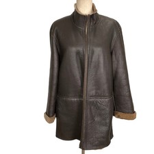Jill leather coat for sale  Atwater