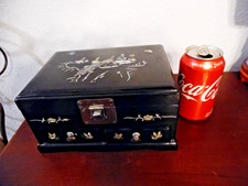 Vintage black lacquer for sale  San Diego