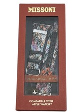 Missoni Tecido Unissex-Adulto Apple Watch Compatível Pulseira Tecido Multicolorido 38MM, usado comprar usado  Enviando para Brazil