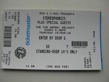 Stereophonics belfast 2018 for sale  UK