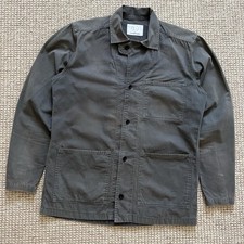 Sobrecamisa de algodón gris Form & Thread Works Sun Faded Mechanic segunda mano  Embacar hacia Mexico