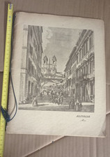 Vecchio menu prima usato  Roma