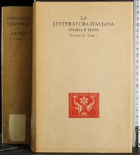 Letteratura italiana. storia usato  Ariccia