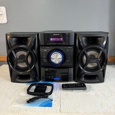 Receptor de sistema de música Sony estéreo MHC-EC909iP Hi-Fi CD player iPodDock testado comprar usado  Enviando para Brazil