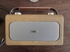 Bush wooden leather for sale  FARNHAM