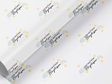 Personalised baptism wrapping for sale  Shipping to Ireland