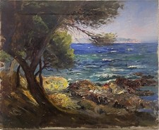 Tableau peinture 20ème d'occasion  Le Beausset