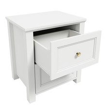 Ives white bedside for sale  WAKEFIELD