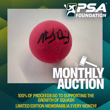 Signed squash ball for sale  LEEDS