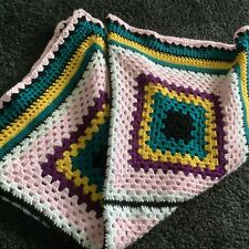 Handmade crochet multi for sale  BURNTWOOD