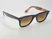 Óculos de sol RAY BAN WAYFARER RB2140 1132/85 estampas raras padrão patchwork comprar usado  Enviando para Brazil