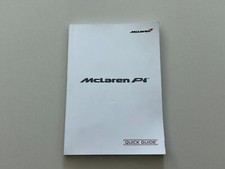 Usado, McLaren P1 MANUAL DO PROPRIETÁRIO DO USUÁRIO - GUIA RÁPIDO SOMENTE* comprar usado  Enviando para Brazil
