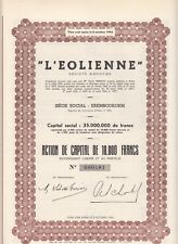 Eolienne societe anonyme d'occasion  Expédié en Belgium