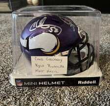 Minnesota vikings signed for sale  Saint Ansgar