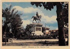 Cartolina carpi monumento usato  Milano
