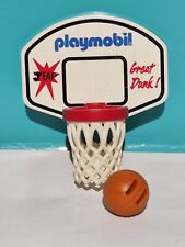 CESTA DE BASQUETE PLAYMOBIL COM BOLA DE BASQUETE CASA DE BASQUETE PARQUE JARDIM, usado comprar usado  Enviando para Brazil