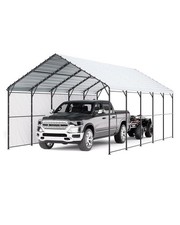 13' x 26' metal garagem abrigo para carro externo resistente garagem para barcos comprar usado  Enviando para Brazil