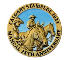 Pin Calgary Stampede 2023 Mancal 25º Aniversário Alberta Canadá Festival Rodeio comprar usado  Enviando para Brazil