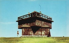 Cartão postal ND Fort Lincoln State Park bloco casa poste de infantaria vintage PC J2352 comprar usado  Enviando para Brazil