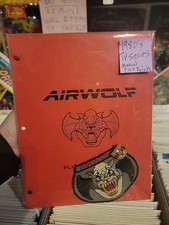 Airwolf 1980s Série de TV Helicóptero Manual de Voo, Jan M Vincent, Com Pin + Patch! comprar usado Airwolf 1980s Série de TV Helicóptero Manual de Voo, Jan M Vincent, Com Pin + Patch! comprar usado  Enviando para Brazil