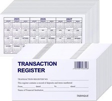 Pcs check registers for sale  New York