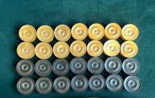 Vintage draughts pieces for sale  YORK