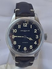 Usado, Montblanc 1858 relógio automático estado perfeito colecionável pulseira de couro original comprar usado  Enviando para Brazil