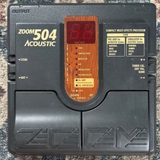 Pedal de efeitos de guitarra acústica Zoom 504! R comprar usado  Enviando para Brazil