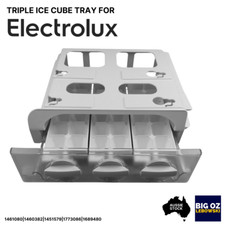 Bandeja tripla de cubo de gelo (torção) compatível com geladeira Electrolux EBM4300SC|PN: 1460382 comprar usado  Enviando para Brazil