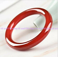 Novo Vermelho Natural Jade Jadeite Jade Pedra Preciosa Joia Pulseira Bracelete 56-62mm comprar usado  Enviando para Brazil