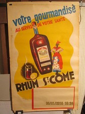 Affiche ancienne rhum d'occasion  Montauban