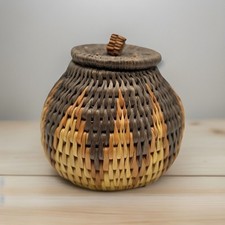 Miniature handwoven basket for sale  Naples