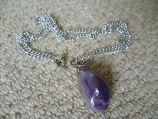 Amethyst necklace pendant for sale  MAIDSTONE