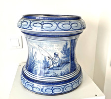 Piedestal vase faience d'occasion  Montsûrs