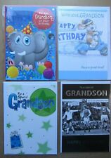 Birthday cards grandson. for sale  BROSELEY