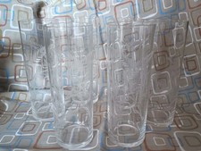 Vintage etched glass for sale  GOOLE