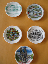 LOTE (5) MINI PLACAS BONE CHINA 2" INGLATERRA comprar usado LOTE (5) MINI PLACAS BONE CHINA 2" INGLATERRA comprar usado  Enviando para Brazil