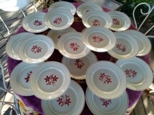Assiettes plate orcérame d'occasion  France