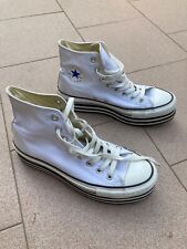 Converse platform bianche usato  Ostra Vetere