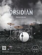 2012 Print Ad of Mapex Meridian Black Obsidian Drum Kit comprar usado  Enviando para Brazil