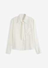 Satin bluse schluppe gebraucht kaufen  Deutschland