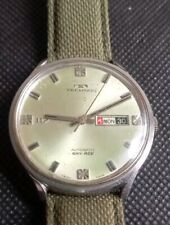 Relógio de pulso vintage Technos Sky Ace automático data do dia fabricado na Suíça. comprar usado  Enviando para Brazil