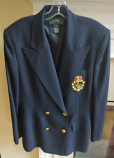Jaqueta Lauren Ralph Lauren Bullion Jacquard Polo Azul Marinho Blazer Dinheiro Antigo Extra Grande comprar usado  Enviando para Brazil