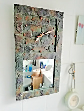 Slate glass mirror for sale  MARKET HARBOROUGH