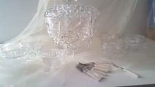 Bowle set glas gebraucht kaufen  Hagen