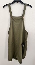 Pantalones cortos para mujer verde militar talla grande mezcla de algodón de gran tamaño segunda mano  Embacar hacia Mexico