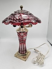 Table lamp cranberry for sale  Stockton