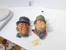 Bossons heads chalkware for sale  SHREWSBURY
