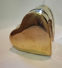 Brass heart shaped for sale  San Francisco