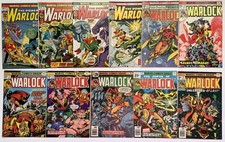 Warlock #5-15. 11 edição executada. CHAVES: Thanos, Gamora, Pip, Eros. Marvel 1973-1976. comprar usado  Enviando para Brazil